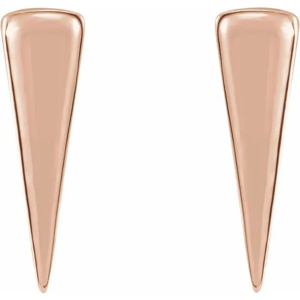 Triangle Earrings Image 2 Scirto's Jewelry Lockport, NY