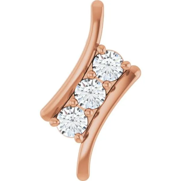 Three-Stone Pendant Long Jewelers Chesapeake, VA