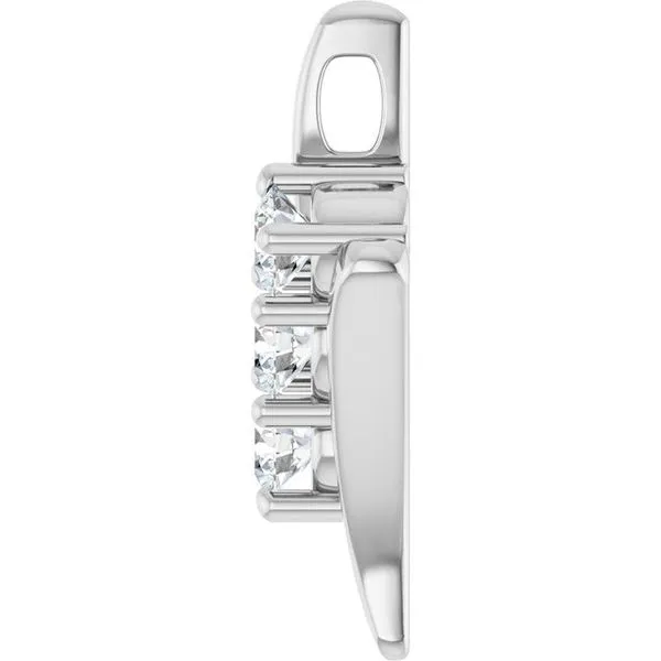 Three-Stone Pendant Image 3 Rasmussen Jewelers Spanish Fork, UT