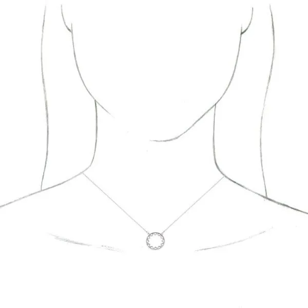 Sun Necklace Image 3 J. Meredith Jewelers Delafield, WI