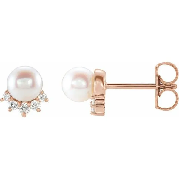 Accented Pearl Earrings Paul James Jewelers Angels Camp, CA