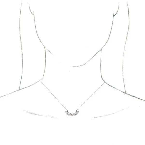 Curved Bar Necklace Image 3 Rasmussen Jewelers Spanish Fork, UT