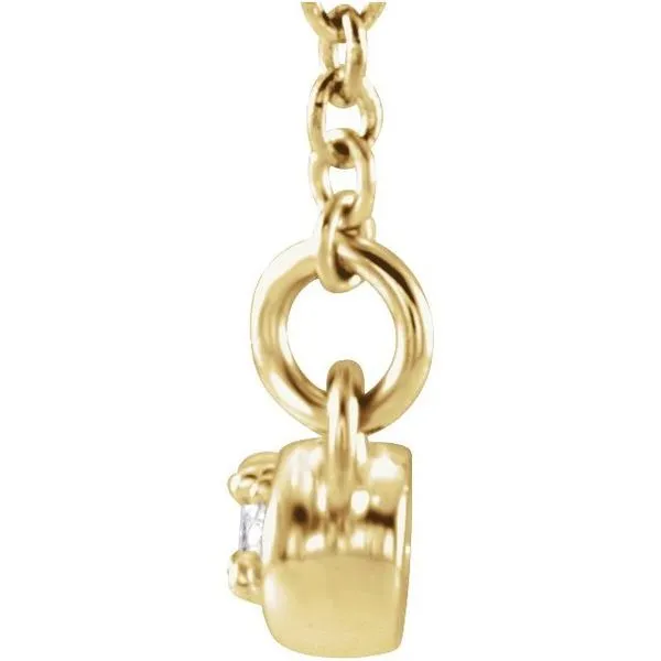 Infinity-Inspired Bar Necklace Image 2 Scirto's Jewelry Lockport, NY