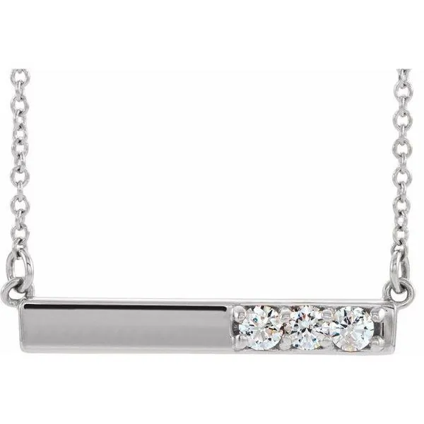 Accented Bar Necklace Rasmussen Jewelers Spanish Fork, UT