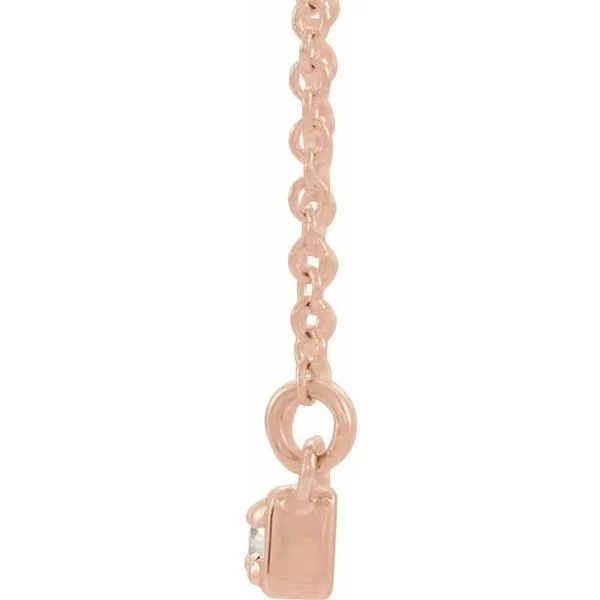 Accented Bar Necklace Image 2 Hopman Jewelers Elkhart, IN