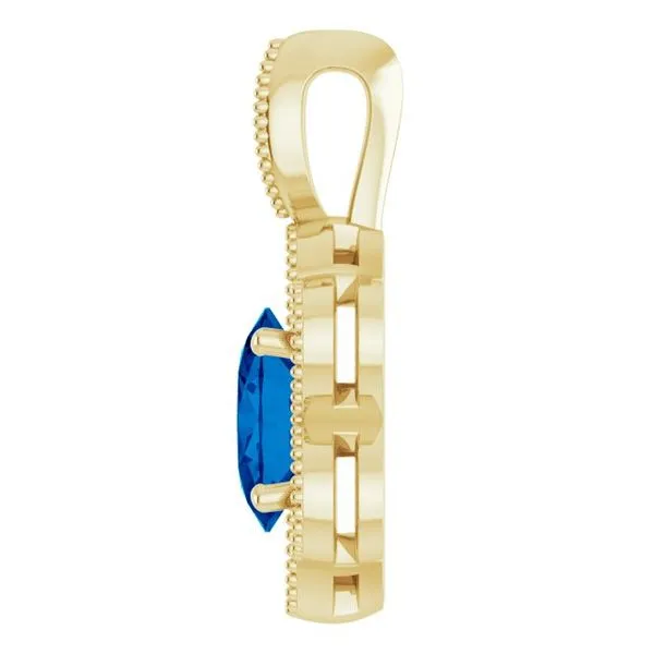 Halo-Style Pendant Image 3 Comstock Jewelers Edmonds, WA