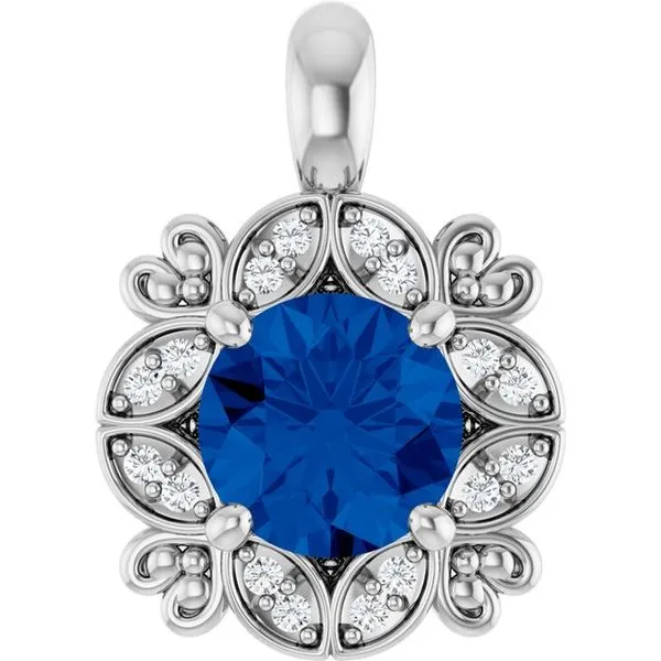 Halo-Style Pendant Hopman Jewelers Elkhart, IN