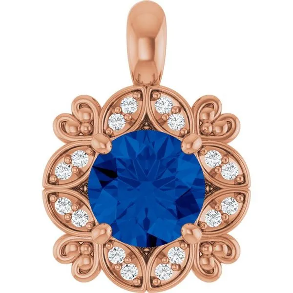 Halo-Style Pendant Hopman Jewelers Elkhart, IN