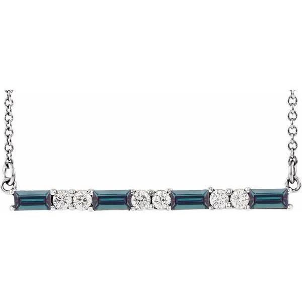Accented Bar Necklace Rasmussen Jewelers Spanish Fork, UT
