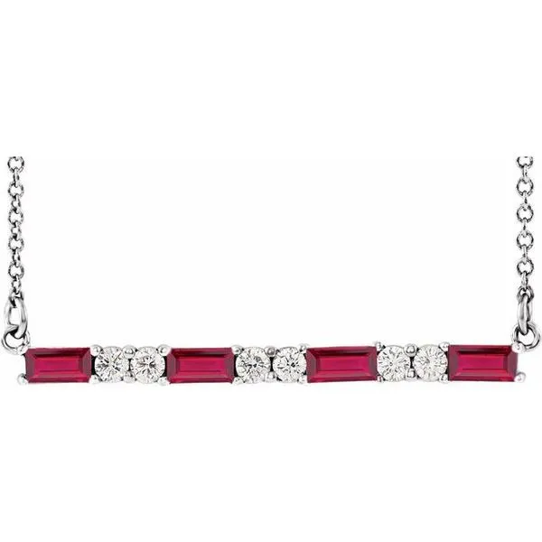 Accented Bar Necklace Rasmussen Jewelers Spanish Fork, UT