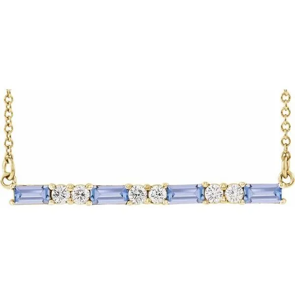 Accented Bar Necklace Rasmussen Jewelers Spanish Fork, UT