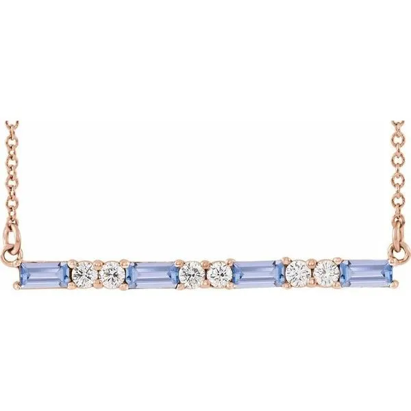 Accented Bar Necklace Hopman Jewelers Elkhart, IN