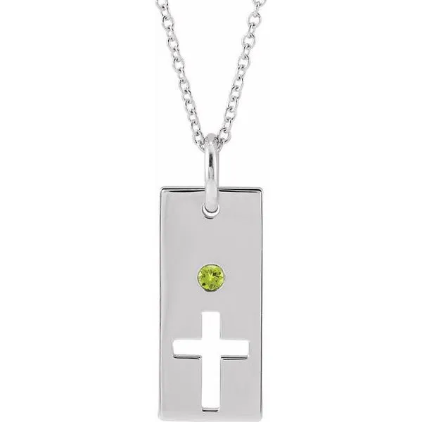 Accented Cross Bar Necklace Woelk's House of Diamonds Russell, KS