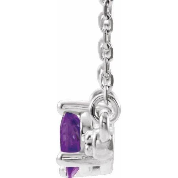 Accented Bar Necklace Image 2 Comstock Jewelers Edmonds, WA