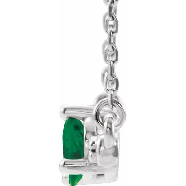 Accented Bar Necklace Image 2 Leslie E. Sandler Fine Jewelry and Gemstones rockville , MD