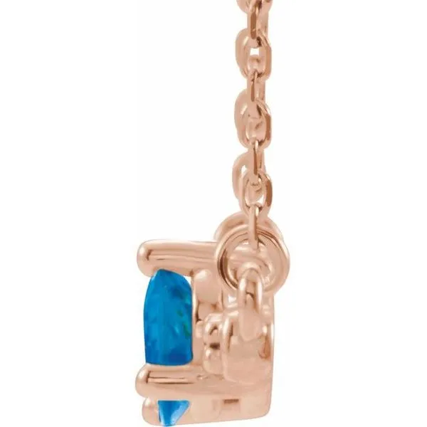 Accented Bar Necklace Image 2 Hopman Jewelers Elkhart, IN