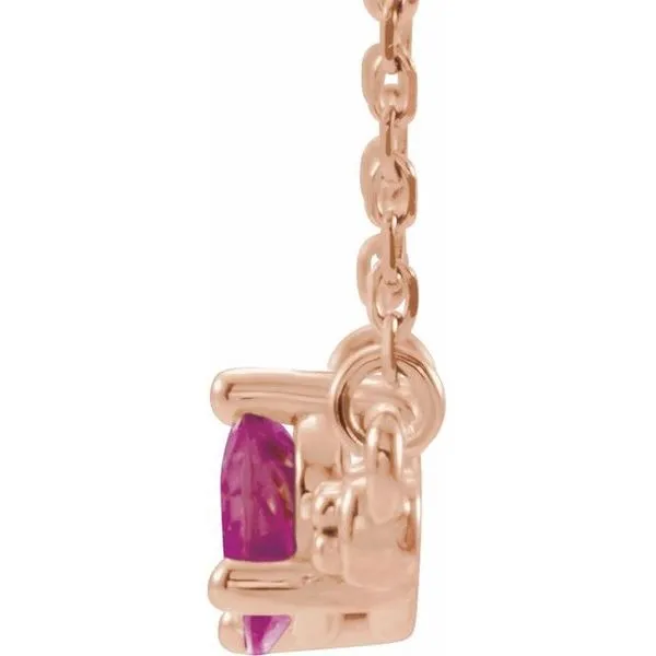 Accented Bar Necklace Image 2 Hopman Jewelers Elkhart, IN