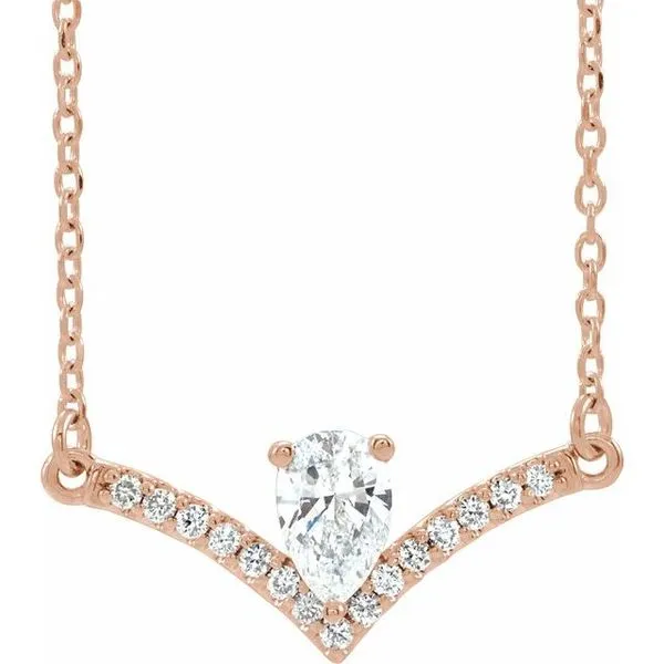 Accented V Necklace Michael's Jewelry North Wilkesboro, NC