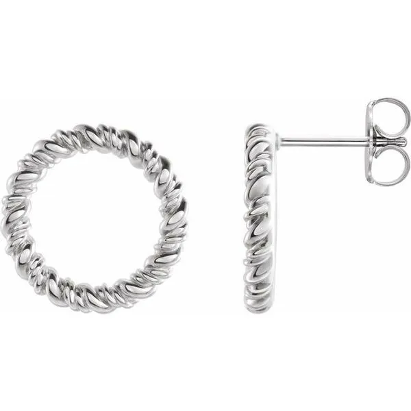 Circle Rope Earrings Michael's Jewelry North Wilkesboro, NC