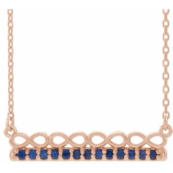 Infinity-Inspired Bar Necklace Rasmussen Jewelers Spanish Fork, UT