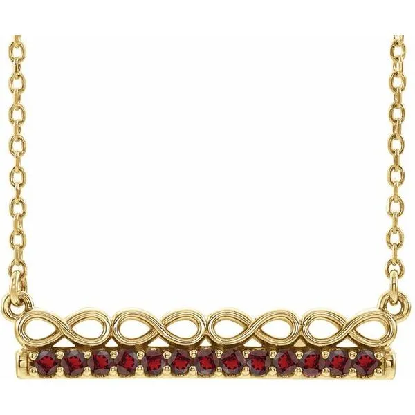 Infinity-Inspired Bar Necklace James & Williams Jewelers Berwyn, IL
