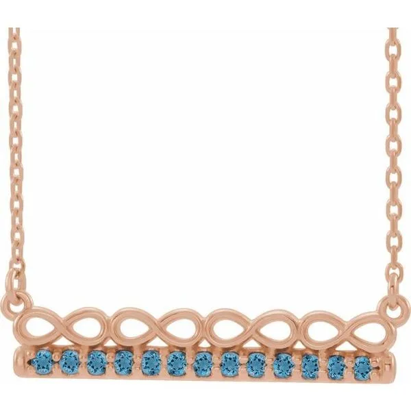 Infinity-Inspired Bar Necklace Arnold's Jewelry and Gifts Logansport, IN