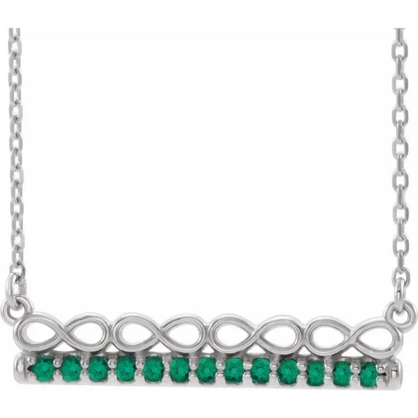 Infinity-Inspired Bar Necklace Smith Jewelers Franklin, VA