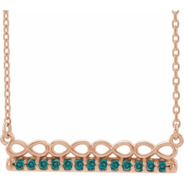 Infinity-Inspired Bar Necklace Rasmussen Jewelers Spanish Fork, UT