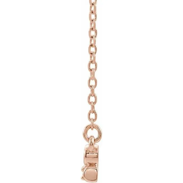 Infinity-Inspired Bar Necklace Image 2 Arnold's Jewelry and Gifts Logansport, IN