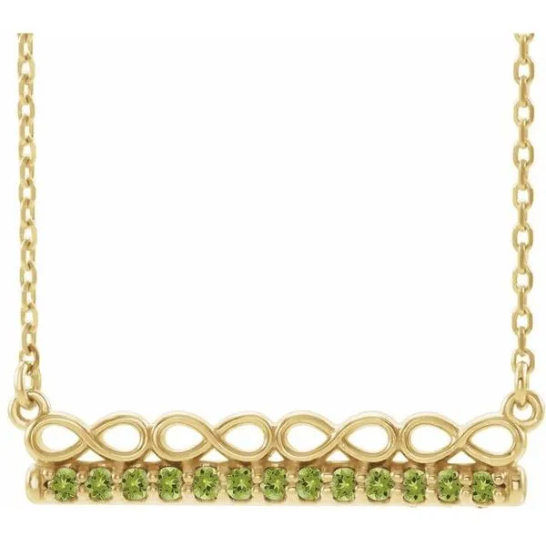 Infinity-Inspired Bar Necklace Moseley Diamond Showcase Inc Lexington, SC