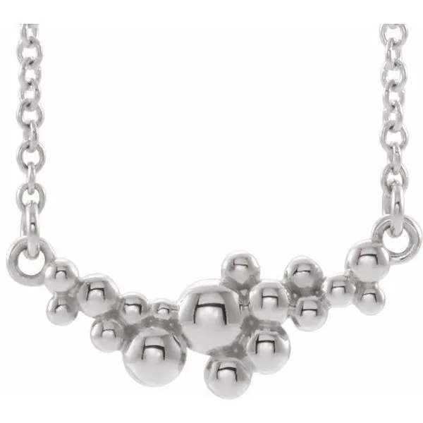 Scattered Bead Necklace Linwood Custom Jewelers Linwood, NJ
