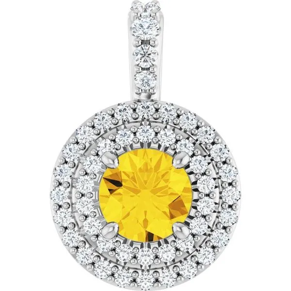 Double Halo-Style Pendant Arnold's Jewelry and Gifts Logansport, IN