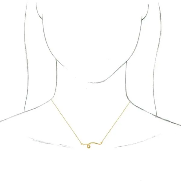 Freeform Bar Necklace Image 3 Moseley Diamond Showcase Inc Lexington, SC