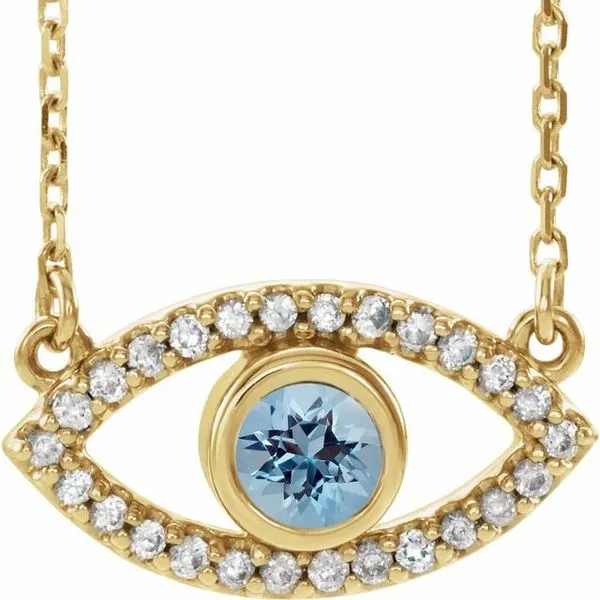 Accented Evil Eye Necklace Boyd Jewelers Wesley Chapel, FL