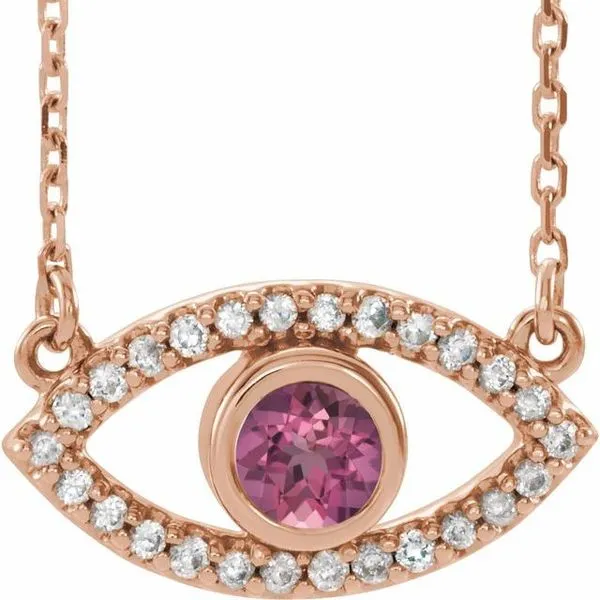 Accented Evil Eye Necklace James Wolf Jewelers Mason, OH