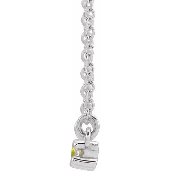Accented Bar Necklace Image 2 Hopman Jewelers Elkhart, IN