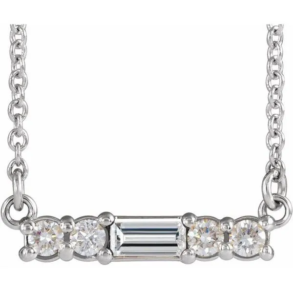 Accented Bar Necklace Rasmussen Jewelers Spanish Fork, UT