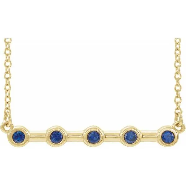 Bezel-Set Bar Necklace Hart's Jewelers Grants Pass, OR