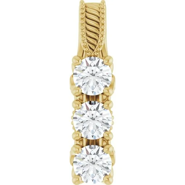 Three-Stone Pendant James & Williams Jewelers Berwyn, IL