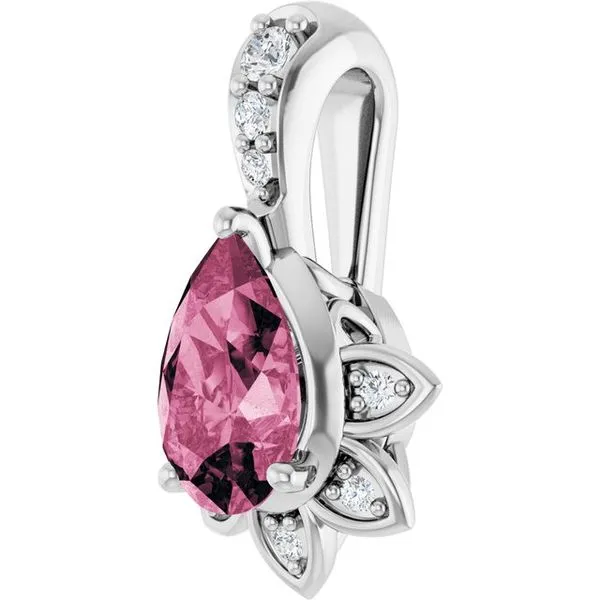 Accented Pendant Image 2 Delfine's Jewelry Charleston, WV