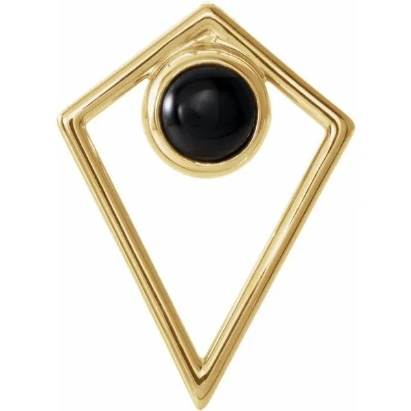 Cabochon Pyramid Pendant J. Meredith Jewelers Delafield, WI