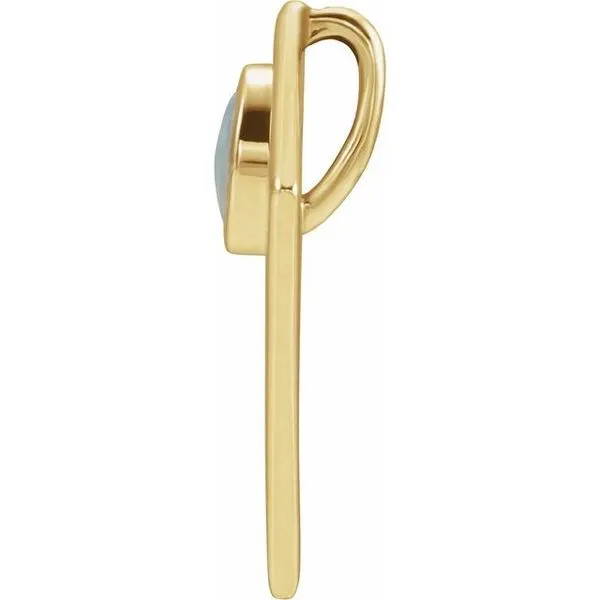 Cabochon Pyramid Pendant Image 2 Hopman Jewelers Elkhart, IN