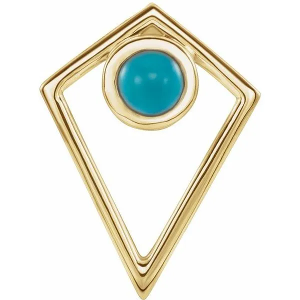 Cabochon Pyramid Pendant Hopman Jewelers Elkhart, IN
