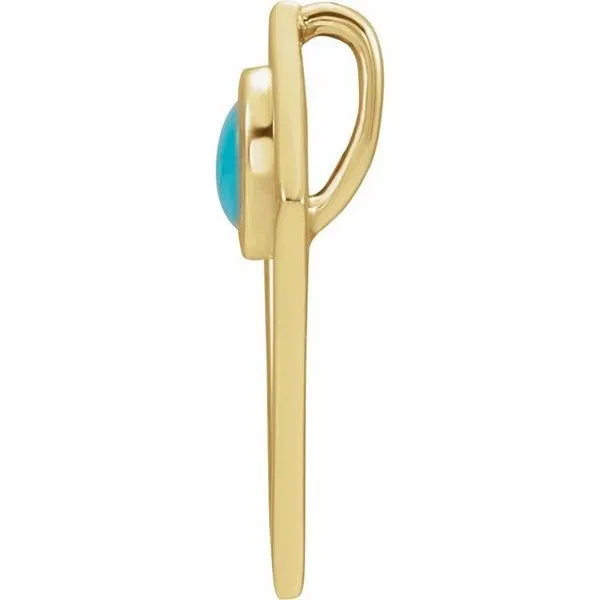 Cabochon Pyramid Pendant Image 2 Hopman Jewelers Elkhart, IN