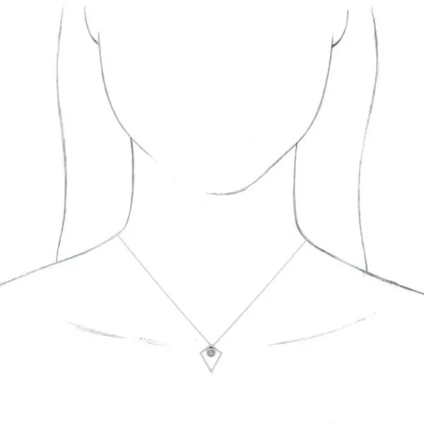 Cabochon Pyramid Necklace Image 2 Boyd Jewelers Wesley Chapel, FL