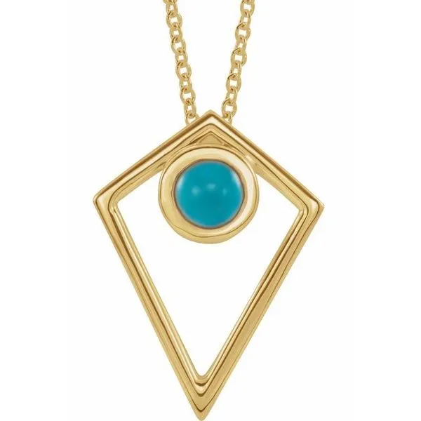 Cabochon Pyramid Necklace Hopman Jewelers Elkhart, IN