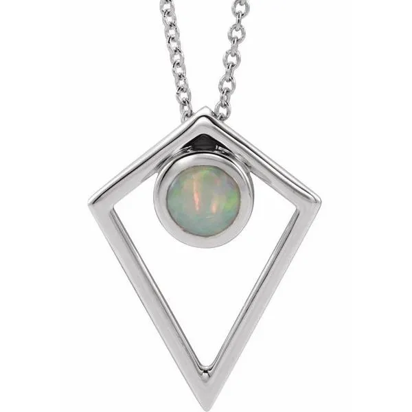 Cabochon Pyramid Necklace J. Meredith Jewelers Delafield, WI