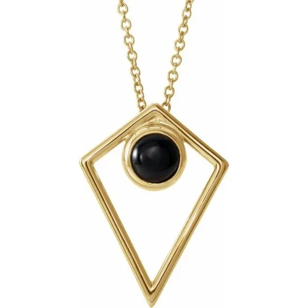 Cabochon Pyramid Necklace Hopman Jewelers Elkhart, IN