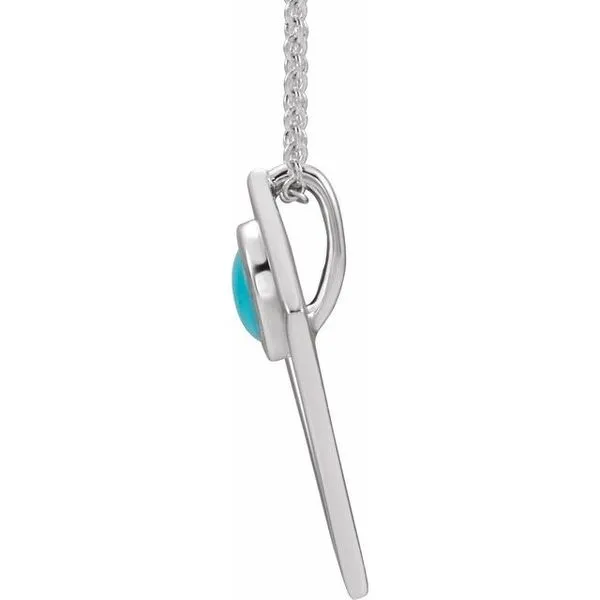 Cabochon Pyramid Necklace Image 2 Rick's Jewelers California, MD