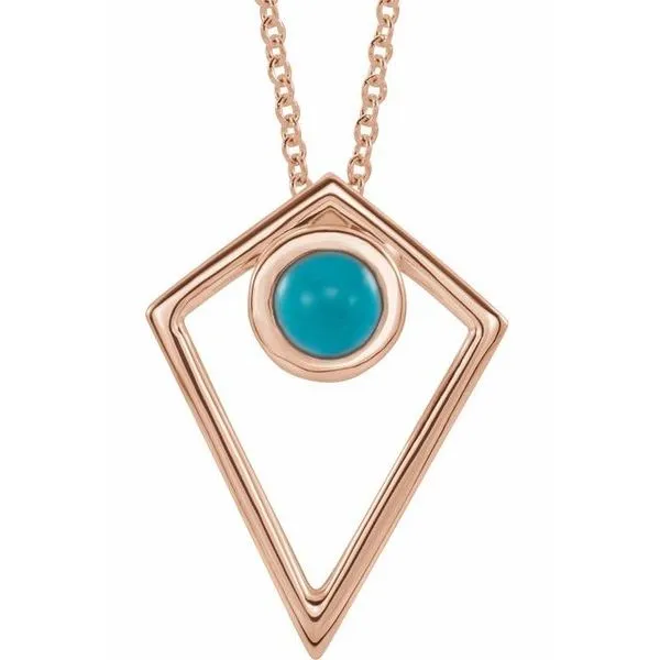 Cabochon Pyramid Necklace Long Jewelers Chesapeake, VA
